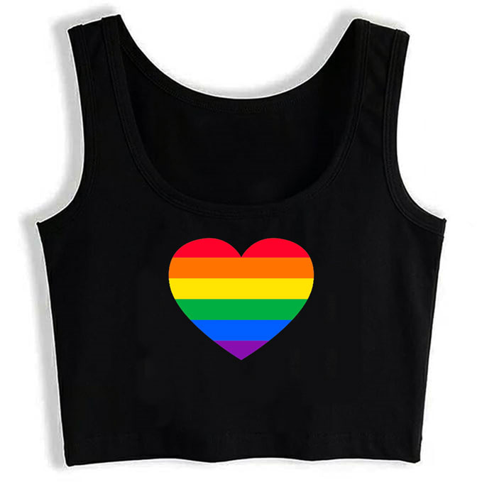 0090-heart-in-rainbow-colors-2 print unisex crop top